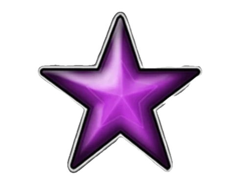 Blue Star Scatter symbol Burning Hot slot
