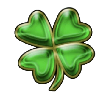 Four-Leaf Clover Expanding Wild Burning Hot slot symbol