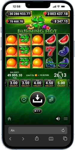Play Slot Burning Hot