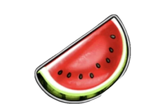 Watermelon mid pay symbol Burning Hot slot
